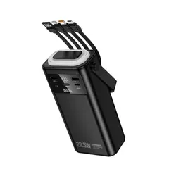 MR4_153254 Умб hoco ej65 high 22.5w+pd20w+four-cables power bank 30000mah чорний HOCO