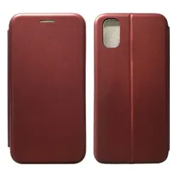 MR4_133912 Чохол-книжка level для samsung a71 (a715) marsala 