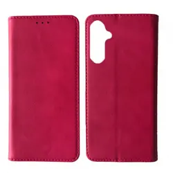 MR4_137924 Чохол-книжка black tpu magnet для samsung a26 рожевий 