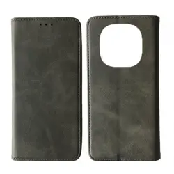 MR4_137928 Чохол-книжка black tpu magnet для redmi note 14 pro 4g, сірий 