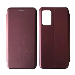 MR4_138423 Чохол-книжка level для xiaomi poco m3, redmi 9t marsala 