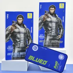 MR4_140739 Захисне скло blueo full cover hd glass anti-static pbj1 для iphone 15 pro max, чорний 