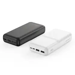 MR4_142578 Зовнішній акумулятор power bank xo pr252 lighted mobile power 20 000mah, чорний 