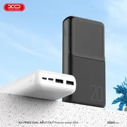 MR4_142578 Зовнішній акумулятор power bank xo pr252 lighted mobile power 20 000mah, чорний 