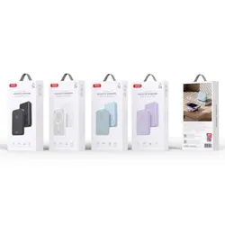 MR4_146245 Зовнішній акумулятор power bank xo pr231 magnetic 15w wireless charging+pd20w 10 000mah, білий 