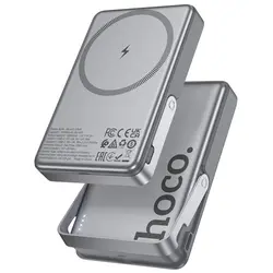 MR4_147518 Зовнішній акумулятор power bank hoco q36a sunlight pd20w power bank magnetic suction holder 10 000mah metal, сірий 