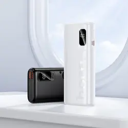 MR4_152975 Зовнішній акумулятор power bank hoco j158a runner power bank 10000mah, білий 