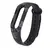 MR4_5002 Ремінець для xiaomi mi band 5, 6, 7 camouflage, чорний-сірий 