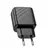 MR4_131813 Мережевий зарядний пристрій hoco cs21a rich single port qc3.0 charger (eu), чорний HOCO