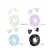 MR4_137357 Навушники бездротові hoco ew71 galaxia true wireless bt5.4, 6hours milky, білий HOCO