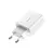 MR4_137584 Мережевий зарядний пристрій borofone ba21a long qc3.0 1usb, 3a, 18w, білий BOROFONE