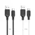 MR4_138113 Кабель hoco x90 cool silicone charging data cable для type-c, 3a, 1 m, чорний HOCO