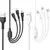 MR4_140334 Кабель 3in1 xo nb230 2.4a rock series data cable, чорний XO
