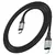 MR4_142090 Кабель pd hoco x102 fresh pd charging data cable lightning 27w, 1 m, чорний HOCO