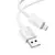 MR4_144025 Кабель hoco x107 favor charging data cable micro 3a, 1 m, білий HOCO