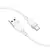 MR4_145054 Кабель hoco x109 energy silicone charging data cable type-c, 3a, 1 m, білий HOCO