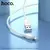 MR4_145054 Кабель hoco x109 energy silicone charging data cable type-c, 3a, 1 m, білий HOCO