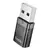 MR4_145613 Перехідник hoco ua36c usb male to c female usb2.0 transparent adapter, чорний HOCO