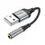 MR4_146718 Адаптер aux hoco ls36 fresh external sound card usb-a to 3.5 0.12 m, чорний HOCO