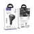 MR4_146743 Fm-трансмітер hoco e88 star car charger, 1xusb-a, 2xtype-c, 35w (2c) cigarette lighter, чорний HOCO