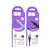 MR4_1497 Адаптер aux hoco upa27 spirit transparent digital audio conversion cable lightning 1.2 m, чорний HOCO