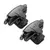 MR4_150927 Тригери ігрові для смартфона hoco gm6 wild wolf pulse mobile game button, чорний HOCO