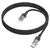MR4_151466 Кабель pd hoco u129 spirit pd transparent charging data cable lightning 1.2 m, чорний HOCO