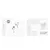 MR4_151866 Навушники бездротові hoco ew97 true wireless anc noise reduction bt headset, білий HOCO