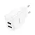 MR4_152119 Мережевий зарядний пристрій hoco c141a smart dual-port charger (eu) 5v, 2.1a, білий HOCO