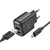 MR4_152123 Мережевий зарядний пристрій hoco c141a smart dual-port charger set 5v, 2.1a +micro, чорний HOCO