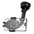 MR4_152323 Автотримач hoco h89 crown large suction cup car holder (центральна панель), чорний metal, сірий HOCO