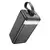 MR4_60336 Зовнішній акумулятор power bank hoco j123c element 22.5w+pd20w fully compatible with lcd and led-lamp 60000mah, чорний HOCO