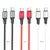 MR4_62027 Кабель pd hoco x86 type-c to type-c spear 60w silicone charging data cable 1 m, чорний HOCO