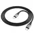 MR4_62027 Кабель pd hoco x86 type-c to type-c spear 60w silicone charging data cable 1 m, чорний HOCO