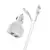 MR4_9403 Автомобільний зарядний пристрій 4in1 hoco z36 leader 2usb, 2,4a + cable micro, чорний 