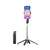 MR4_18564 Монопод xo ss11 four legged reinforced stand bluetooth selfie stick 100cm, чорний 