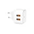MR4_19823 Мережевий зарядний пристрій xo l61 12w 2usb port 2.4a charger with lightning cable, білий 