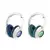 MR4_29883 Навушники накладні xo be43 lion dancing folding headband bluetooth headset сині 