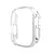 MR4_39773 Бампер для apple watch hoco iwatch ultra ws5 guardian hollow protective case (49mm) transparent 