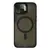 MR4_52243 Чохол case pro matte fortable camera lens magsafe для iphone 16 plus, чорний PRC