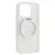 MR4_52868 Чохол rock crystal rotating with magnetic (foldable bracket) для iphone 16 pro max transparent 