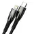MR4_54575 Кабель pd baseus glimmer series fast charging data cable type-c to lightning 20w 1m, чорний cadh000001 