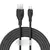 MR4_54608 Кабель baseus pudding series fast charging cable usb-a to lightning 2.4a 2m, чорний p10355700111-01 