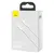 MR4_56186 Кабель pd baseus superior series fast charging data cable type-c to lightning pd 20w 0.25m, білий catlys-02 