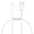 MR4_55998 Кабель baseus superior series fast charging data cable usb-a to lightning 2.4a 0.25m, білий calys-02 