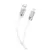 MR4_57233 Кабель xo nb251 liquid silicone rubber для lightning 6a, 1m, білий 