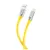 MR4_57234 Кабель xo nb251 liquid silicone rubber для lightning 6a, 1m жовтий 