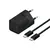 MR4_56151 Мережевий зарядний пристрій baseus gan5 fast charger (mini) 1c 30w eu cable type-c to type-c 1m, чорний p10110902113-00 