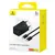 MR4_56151 Мережевий зарядний пристрій baseus gan5 fast charger (mini) 1c 30w eu cable type-c to type-c 1m, чорний p10110902113-00 