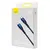 MR4_56097 Кабель pd baseus glimmer series fast charging data cable type-c to lightning 20w 1m синій cadh000003 BASEUS